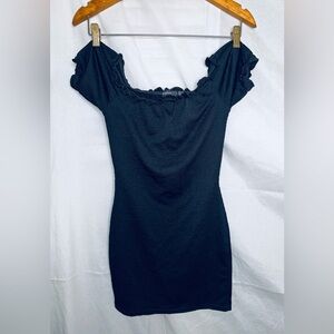 Boohoo cute black dress Small